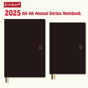 NEW Kinbor 2025 연중 A5 노트 일일 한 페이지 BaChuan 용지 224 매 A6 효율성 수동 플래너 연간 핸드북 선물