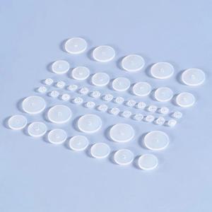 10Pcs 쥬얼리 실리콘 패드 피어싱 치유 디스크 세트 유연한 안티 증식 플랫 클리어 의료 학년 실리콘 디스크 3/5/7/9MM