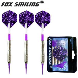 폭스 스마일 3PCS 18g 소프트 다트(나일론 다트 팁 및 샤프트 포함)