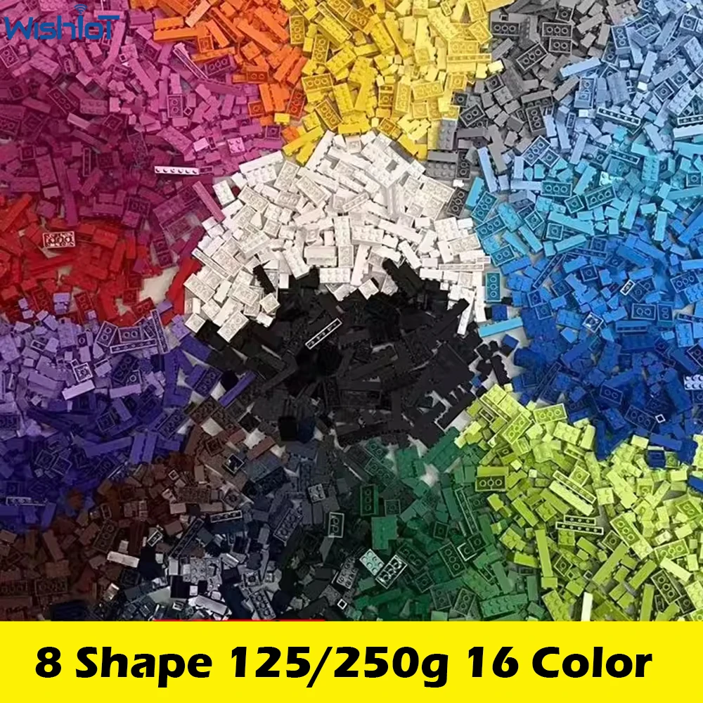 120/240PCS 빌딩 블록 로트 팩 도시 클래식 벽돌 색상으로 정렬 벽돌 블록 플레이트 크리 에이 티브 장난감 Legoeds와 호환 가능