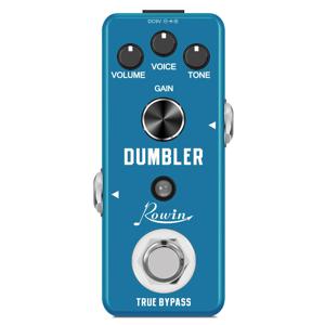 Rowin 기타 페달 Zen-driver Dumbler 이펙트 페달을 기반으로 한 중간 낮은 왜곡 Dumbal Dumble Drive True Bypass Effector