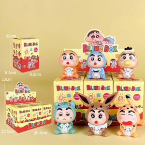 애니메이션 크레용 신짱 블라인드 박스 Cos 피카추 블라인드 백 인형 컬렉션 모델 피규어 장난감 서프라이즈 미스터리 박스 럭키 백 선물 장난감
