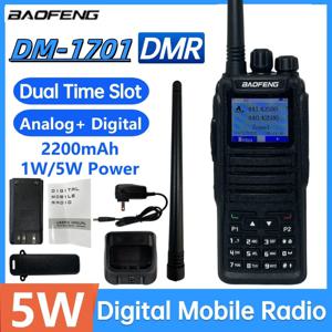 Baofeng DMR DM 1701 디지털 워키토키 듀얼 모드 아날로그 양방향 라디오 오픈 GD77 듀얼 타임 슬롯 티어 1 2 Hamradio DR 1801