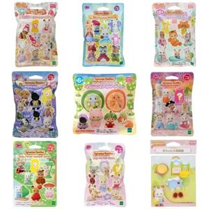Sylvanian Families 애니메이션 피규어 매직 드레스 케이크 블라인드 백 Ternurines Sylvanian Families 1pc 16pcs 애니메이션 블라인드 백