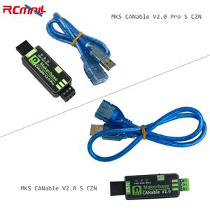 Makerbase CANABLE 2.0 USB to CAN 어댑터 분석기, 케이스 포함 CANFD Slcan 소켓 CANDLELight 클리퍼, 라즈베리 파이용