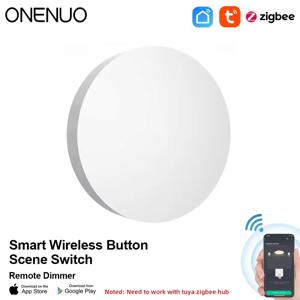 Zigbee 3.0 버튼 무선 스마트 장면 스위치 원격 컨트롤러 자동화 시나리오 On Off 키는 홈 어시스턴트 Z2Mqtt와 함께 작동합니다.