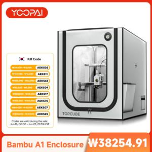 YOOPAI 3D 프린터 인클로저 Bambu lab A1/A1 미니 3D 프린터 하우스 커버 LED 조명 일정한 온도 내화성 대형