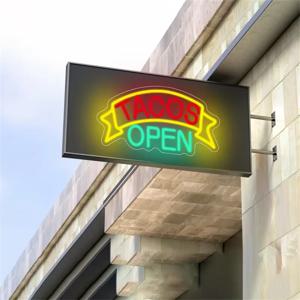 타코 오픈 네온 LED 표지판 벽 장식 타코 테마 네온 불빛 멕시코 레스토랑 파티 음식 조명 주방 장식 비즈니스 로그인