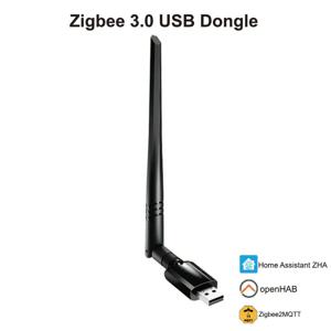 ZigBee 3.0 USB 동글 Plus-E 오픈 소스 무선 허브는 홈 어시스턴트 OpenHAB Zigbee2MQTT ZHA USB 게이트웨이 동글 스틱과 함께 작동합니다.