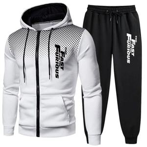 뜨거운 판매 남자 Tracksuit 후드 캐주얼 단일 조각 지퍼 스웨터와 일일 단일 운동복 컴포트 야외 조깅 스포츠