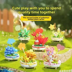 Keeppley 빌딩 블록 포켓몬 장난감 피카추 Sylveon Togepi Sprigatito Fuecoco 빌딩 블록 어린이 생일 선물 ﻿