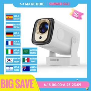 Magcubic HY310 안드로이드 11 프로젝터 4K 네이티브 1080P 자동 초점 네이티브 330ANSI 듀얼 Wifi BT5.4 에어 마우스 음성 홈 야외 영화