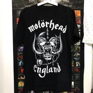 Same MotorHEAD Band Motorhead Thai Edition 남성 및 여성 코튼 프린트 티셔츠 반소매 Thai Rock Metal B