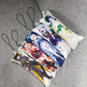 여자 친구 임대 Chizuru Ichinose Dakimakura 미니 키 체인 애니메이션 2 사이드 프린트 작은 베개 펜던트 오타쿠 귀여운 생일 DIYyid