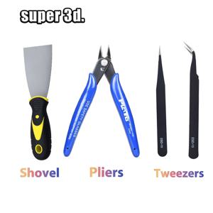 1PCS 3D 프린터 액세서리 제거 주걱 강철 펜치 전기 와이어 케이블 절단 측면 스닙 니퍼 핸드 핀셋 도구