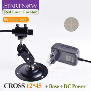 세트 12*42 635nm 10mw 조정 가능한 크로스 레이저 레드 라이트 로케이터 CNC 목공 마커 기계 용 레드 포지셔너 빔 레이저 크로스