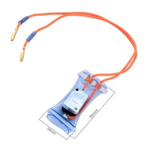 교체 냉장고 제상 온도 조절기, AC 250V, 10A-7 섭씨 바이메탈 냉장고 제상기, 온도 조절기-7 도, 2 케이블