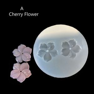 DIY 꽃 실리콘 금형, 에폭시 수지 동백 모란 데이지 연꽃 보석 만들기 도구