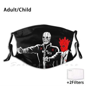 The Cleaners Funny Print 재사용 가능 Pm2.5 필터 페이스 마스크, Dorohedoro Anime Manga Shin Noi Netflix Trending Funny