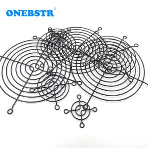 고품질 검정색 CPU 냉각 팬 커버 철망 4cm 5cm 6cm 7cm 8cm 9cm 12cm 13.5cm 14cm 컴퓨터 섀시 뜨거운 판매