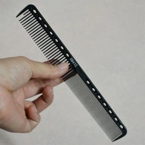 전문가용 내열성 헤어 브러시, 중간 커팅 카본 빗 살롱 정전기 방지 이발사 스타일링 도구