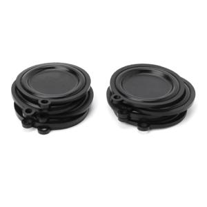 10 조각 전문 물 가스 연결 밸브 가스 온수기 압력 다이어프램 액세서리 OD 45mm/50mm 블랙