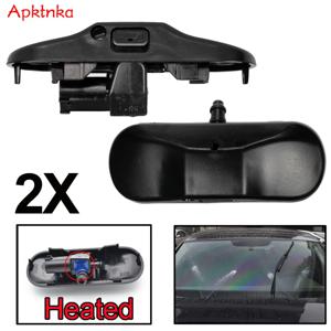 APKTNKA 쌍 앞 유리 와셔 노즐 Audi A1 8X A4 B8 Q3 Q5 Q7 4L TT 2011 2012 2013 2014 용 제트 가열 세트