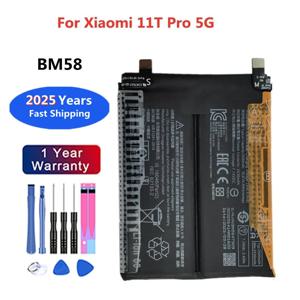 샤오미 11T Pro 5G 11TPro BM58 휴대폰 배터리 5000mAh 교체 배터리 2025년형 정품 배터리 재고 있음
