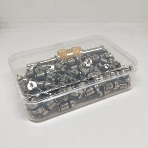 101pcs 에어컨 R134 인터페이스 밸브 코어, 컷오프 역류 밸브 코어, 충전 냉매 인터페이스 밸브 코어