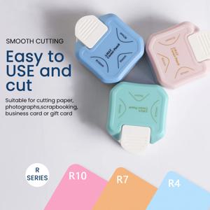 3방향 코너 라운더 펀치, 4mm, 7mm, 10mm 카드 제작, 라미네이트, 카드지, 스크랩북용 3 in 1 코너 커터