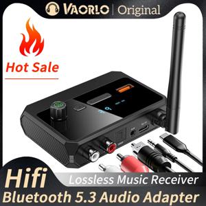 Bluetooth 5.3 오디오 수신기 지원 USB U 디스크 재생 무선 어댑터 R/L 2 RCA/3.5MM AUX/자동차 키트 스피커 용 광섬유 잭