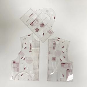 1:5 바느질 눈금자 측정, 인형 장난감, DIY 의류, 구부릴 수 있는 드로잉 템플릿, 디자이너 Ta용, 미니용, 3 개
