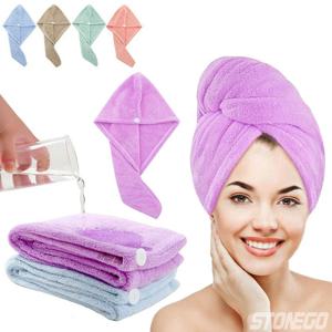 헤어 타올 랩 빠른 건조 헤어 타올 슈퍼 흡수성 마이크로 화이버 산호 벨벳 헤어 드라이어 타올 빠른 건조 헤어 터번