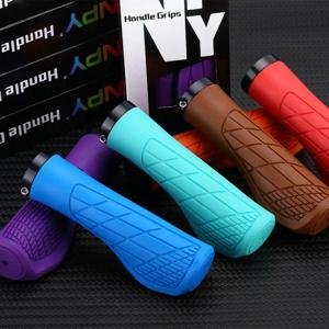 산악 자전거 그립의 자전거 핸들 바 그립 잠금 장치 부드러운 고무 MTB 커프스 22.2mm 자전거 핸들 커버 미끄럼 방지 자전거 핸들