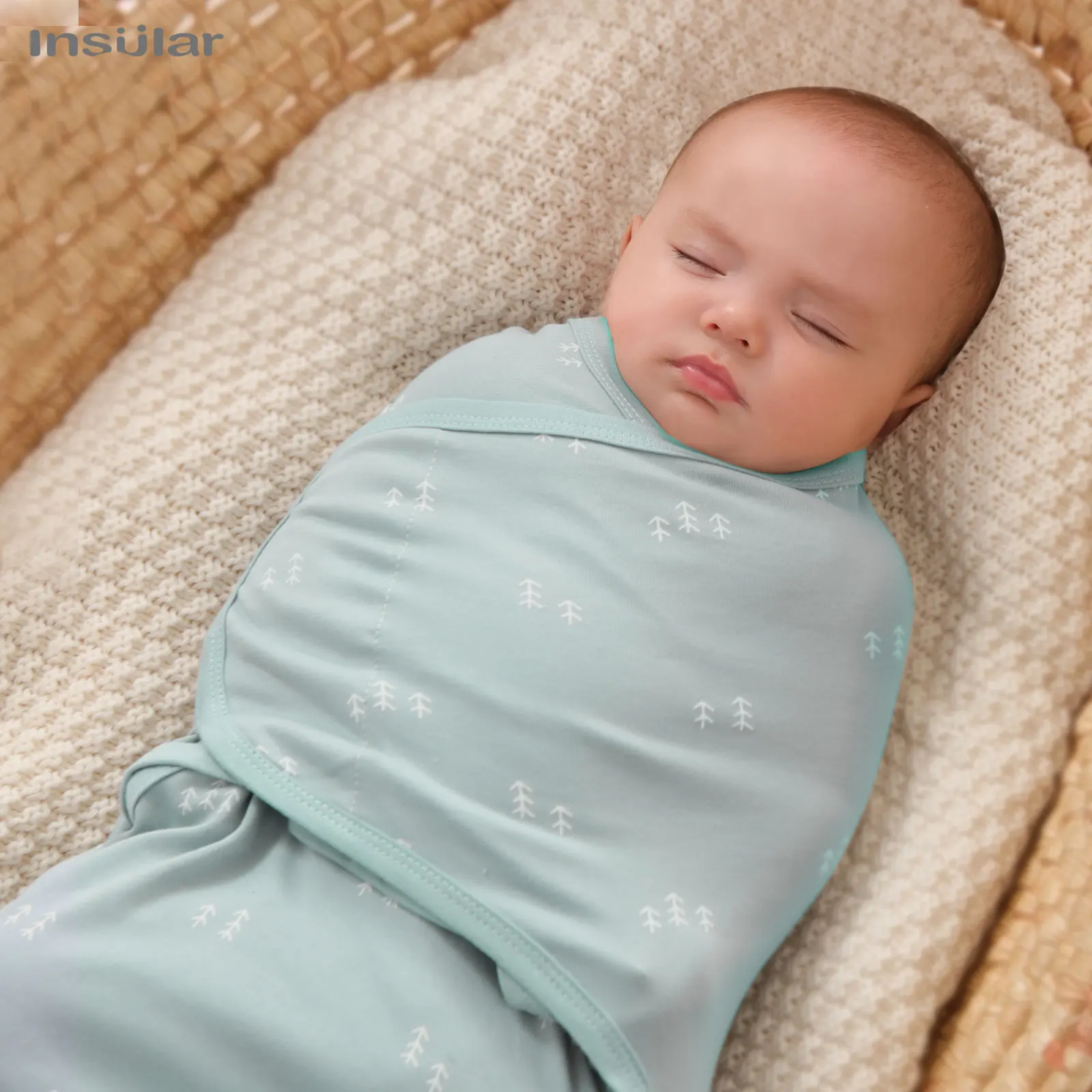 3 조각 정장 INSULAR 코튼 베이비 충격 방지 슬리핑 백 신생아 Swaddle Wrap Bags 아기 Anti-kick Spanned 개최