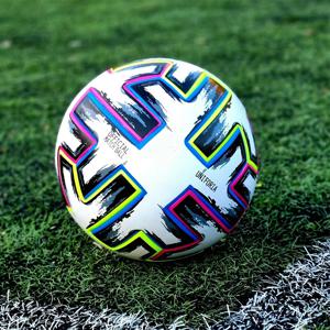 1pc PU 클래식 축구 공 표준 크기 5 기계 스티치 축구 야외 스포츠 리그 경기 훈련 공에 적합