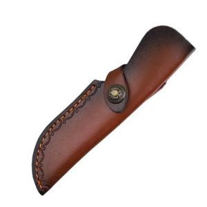 24.5 CM 보호 케이스 칼 2 층 소 가죽 고정 블레이드 칼 커버 가죽 칼집 칼집 홀스터 주방 칼 사냥