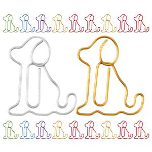 30 Pcs 개 종이 클립 편리한 클립 사랑스러운 거대한 장식 빌 클램프 금속 미니