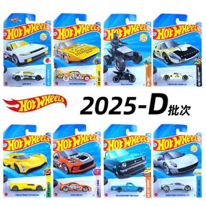 핫휠 메인라인 시리즈 월드와이드 베이직 카 1/64 2025 웨이브 D 케이스 Tesla K.i.t.t. 마쓰다 Mx-5 포드 F-150 도요타 Gr86 자동차 장난감