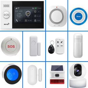 PGST 4G Tuya 스마트 홈 경보 시스템, WiFi 433MHz 무선 홈 보안 경보 조합 세트