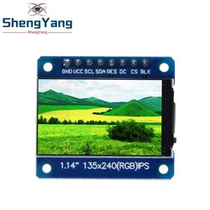 1.14인치 IPS OLED 디스플레이 모듈 LCD 화면 135*240 RGB TFT (아두이노 ST7789 LCD 보드 SPI 풀 컬러 HD OLED 8핀 DIY용)