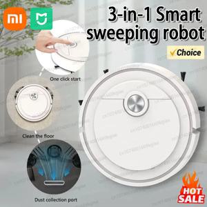 Xiaomi 스마트 스위핑 로봇 3-in-1 스마트 클리너 가정용 충전식 완전 자동 진공 청소기 6000Pa 흡입 애완 동물 털