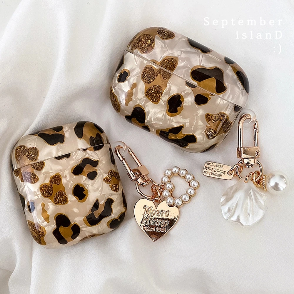 AirPods Pro 2 용 Leopard Girl 케이스 Airpods 4 pro 2 용 USB C 케이스 Airpods3 케이스 airpods pro 3 2 1 Funda 용 소프트 실리콘 커버