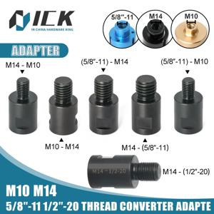 앵글 그라인더 m10 m14 5/8-11 어댑터 나사 변환기 어댑터 인터페이스 커넥터 나사 연결로드 너트 슬로팅 100 125 유형