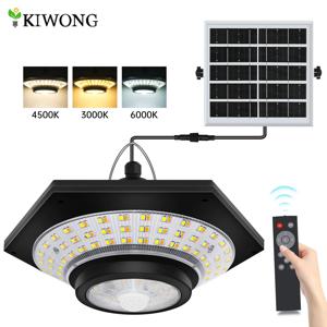 태양열 창고 조명 태양열 펜던트 조명 실내 실외 228/180 LED 1000LM 헛간 전망대 차고용 원격 제어 기능이 있는 5가지 모드