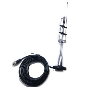 CBC-435 고이득 듀얼 밴드 UHF VHF 안테나 CBC435 PL-259 햄 자동차 라디오 롱 레인저 워키 토키 안테나 용 마그네틱베이스