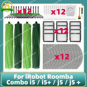iRobot Roomba Combo i5 / i5 + / j5 / j5 + 로봇 진공 청소기 메인 사이드 브러시 Hepa 필터 액세서리 부품과 호환 가능
