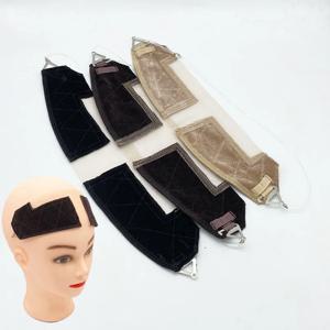 가발 그립 머리띠 벨벳 머리띠 스카프 머리 헤어 밴드 가발 액세서리에 대한 보이지 않는 조절 낚시 라인 머리띠