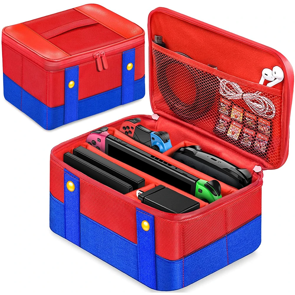 여행 및 보호에 이상적인 콘솔 전체와 호환되는 Nintendo Switch용 휴대 및 보관 케이스
