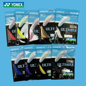 YONEX 배드민턴 스트링 BG66 Ultimax (0.65mm) 지구력 트레이닝 배드민턴 스트링